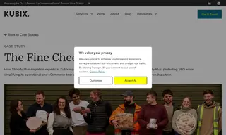 Preview of the The Fine Cheese Co Case Study