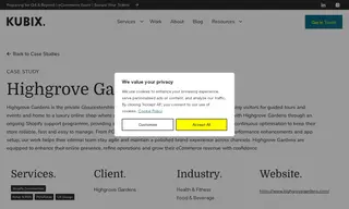 Preview of the Highgrove Gardens Case Study