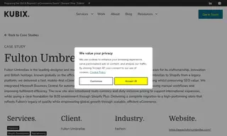 Preview of the Fulton Umbrellas Case Study