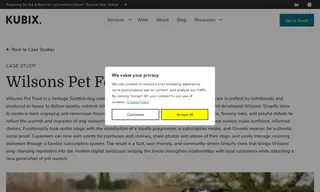 Preview of the Wilsons Pet Food Case Study