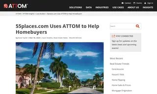 Preview of the 55places.com Case Study