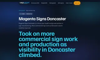 Preview of the Magenta Signs Doncaster Case Study