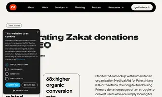 Preview of the Medical Aid for Palestinians (map) Case Study