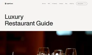 Preview of the Luxury Restaurant Guide Case Study
