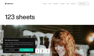 Preview of the 123sheets Case Study