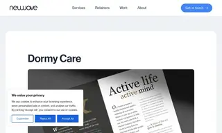 Preview of the Dormy Care Case Study