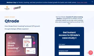 Preview of the Qtrade Case Study