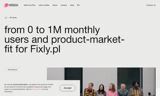 Preview of the Fixly.pl Case Study