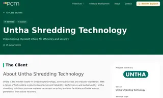 Preview of the Untha Shredding Technology Case Study