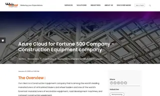 Preview of the Fortune 500 Company - Construction Equipment Company Case Study