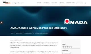 Preview of the Amada India Case Study