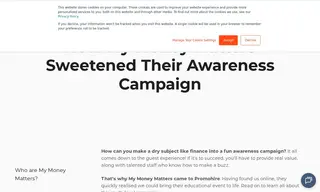 Preview of the My Money Matters Case Study