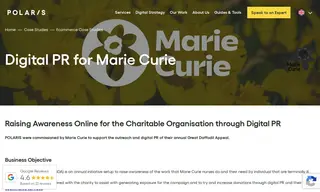 Preview of the Marie Curie Charity Case Study