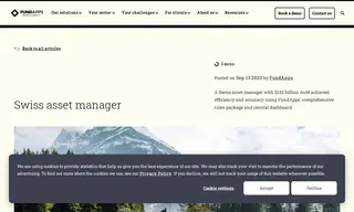 Preview of the Swiss Asset Manager Case Study