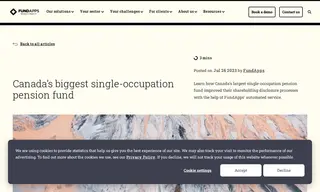 Preview of the Canada’s Largest Single-occupation Pension Fund Case Study