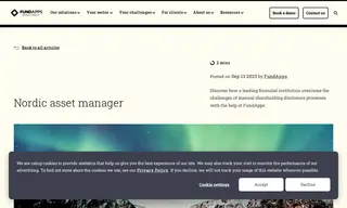 Preview of the Nordic Asset Manager Case Study