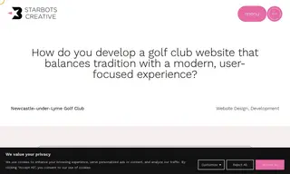 Preview of the Newcastle-under-Lyme Golf Club Case Study