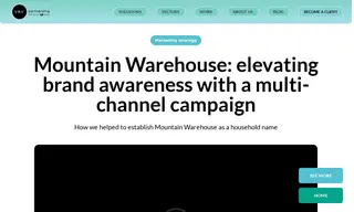 Preview of the Mountain Warehouse Case Study