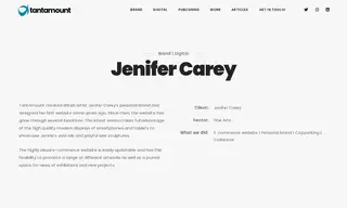 Preview of the Jenifer Carey’s Personal Brand Case Study