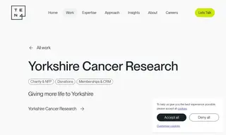 Preview of the Yorkshire Cancer Research Case Study