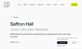 Preview of the Saffron Hall Case Study