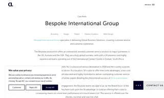 Preview of the Bespoke International Group Case Study