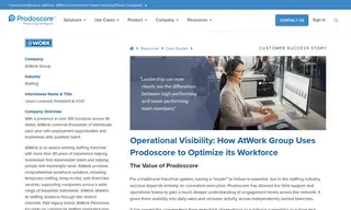 Preview of the AtWork Group Case Study