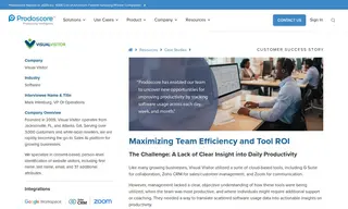 Preview of the Visual Visitor Case Study