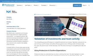 Preview of the Blue Mantis Case Study