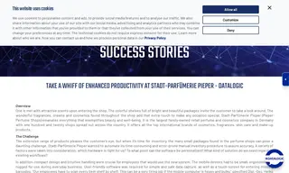 Preview of the Stadt-Parfümerie Pieper Case Study