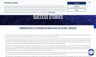 Preview of the Gebrüder Weiss Case Study