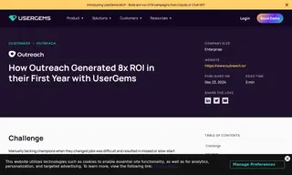 Preview of the Outreach Case Study