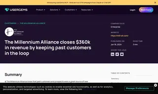 Preview of the The Millennium Alliance Case Study