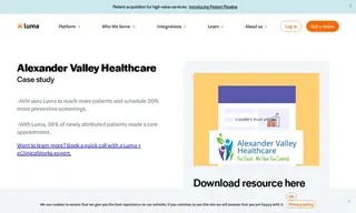 Preview of the Alexander Valley Healthcare Case Study