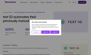 Preview of the test IO Case Study