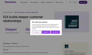 Preview of the Sales Impact Academy Case Study