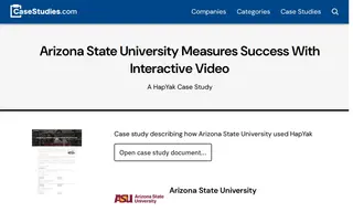 Preview of the Arizona State University Case Study