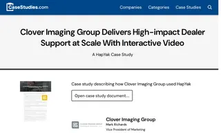 Preview of the Clover Imaging Group Case Study