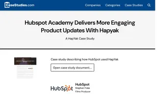 Preview of the HubSpot​​ Case Study