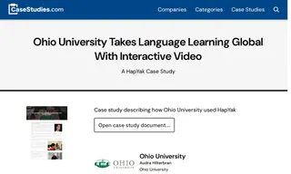Preview of the Ohio University Case Study