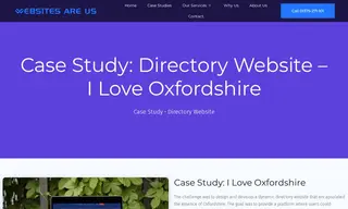 Preview of the I Love Oxfordshire Case Study