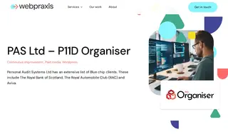 Preview of the PAS Ltd Case Study