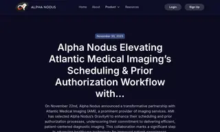 Preview of the Atlantic Medical Imaging (ami) Case Study
