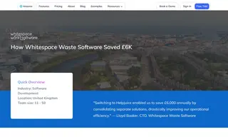 Preview of the Whitespace Waste Software Case Study