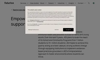 Preview of the The Jed Foundation (jed) Case Study