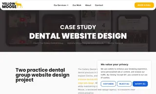 Preview of the The Gallery Dental Group Case Study