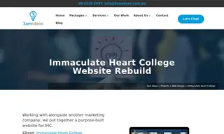 Preview of the Immaculate Heart College Case Study