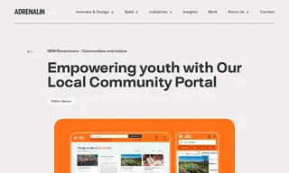 Preview of the NSW Government - Communities and Justice Case Study