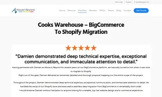 Preview of the Cooks Warehouse Case Study
