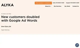 Preview of the One Click Life (ocl) Case Study